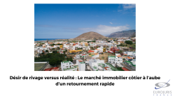 Marché immobilier côtier